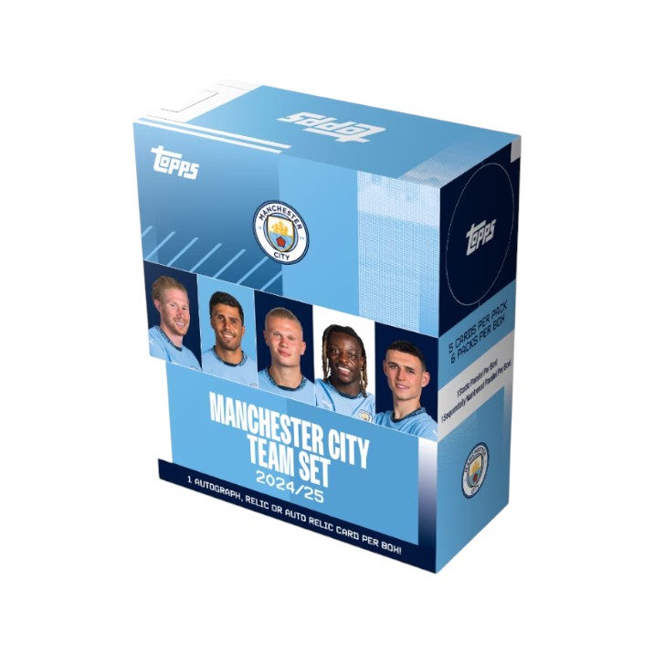 2024-25 Topps Manchester City FC Team Set Box