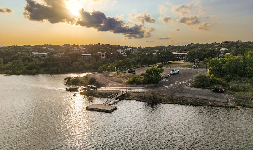 Boat ramp at Canyon Lake