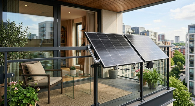 Kit fotovoltaico da balcone plug and play