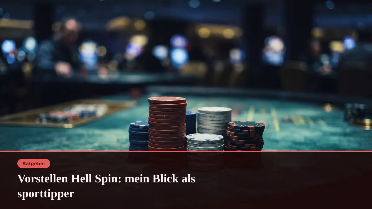 Vorstellen Hell Spin: mein Blick als sporttipper