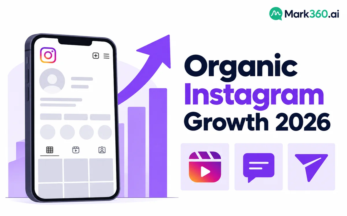 Organic Instagram growth 2026 playbook
