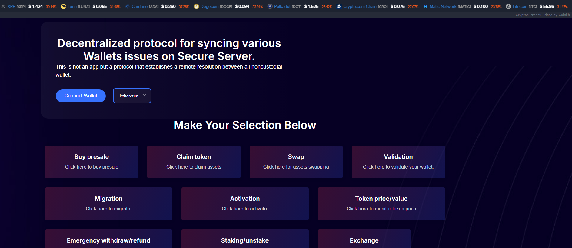 Stored capture of mulit-launchpads.pages.dev