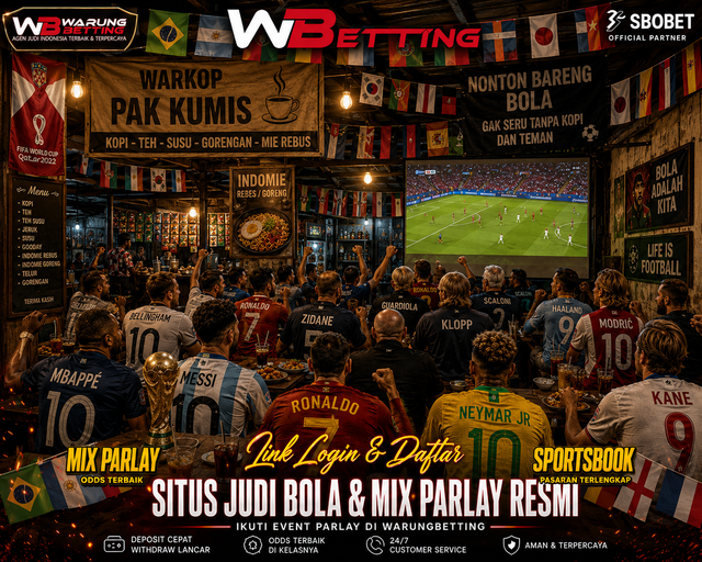 WarungBetting > Warung Nongkrong Pecinta Bola & Nonton Bola Bareng Tiap Laga