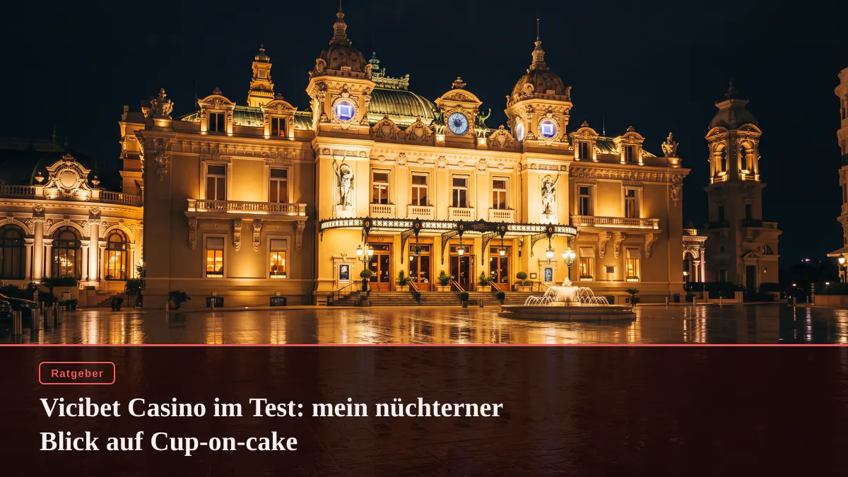 Vicibet Casino im Test: mein nüchterner Blick auf Cup-on-cake