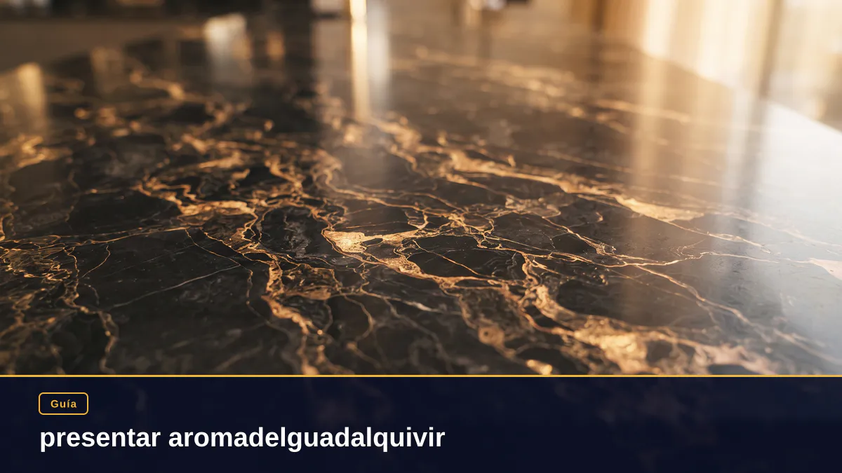 presentar aromadelguadalquivir