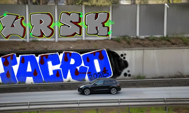 Graffiti artwork by H812