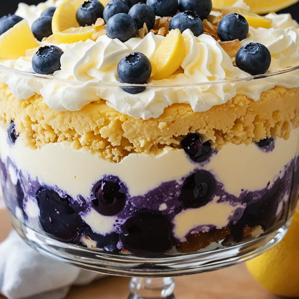Lemon Blueberry Cheesecake Trifle: No-Bake Bliss Awaits