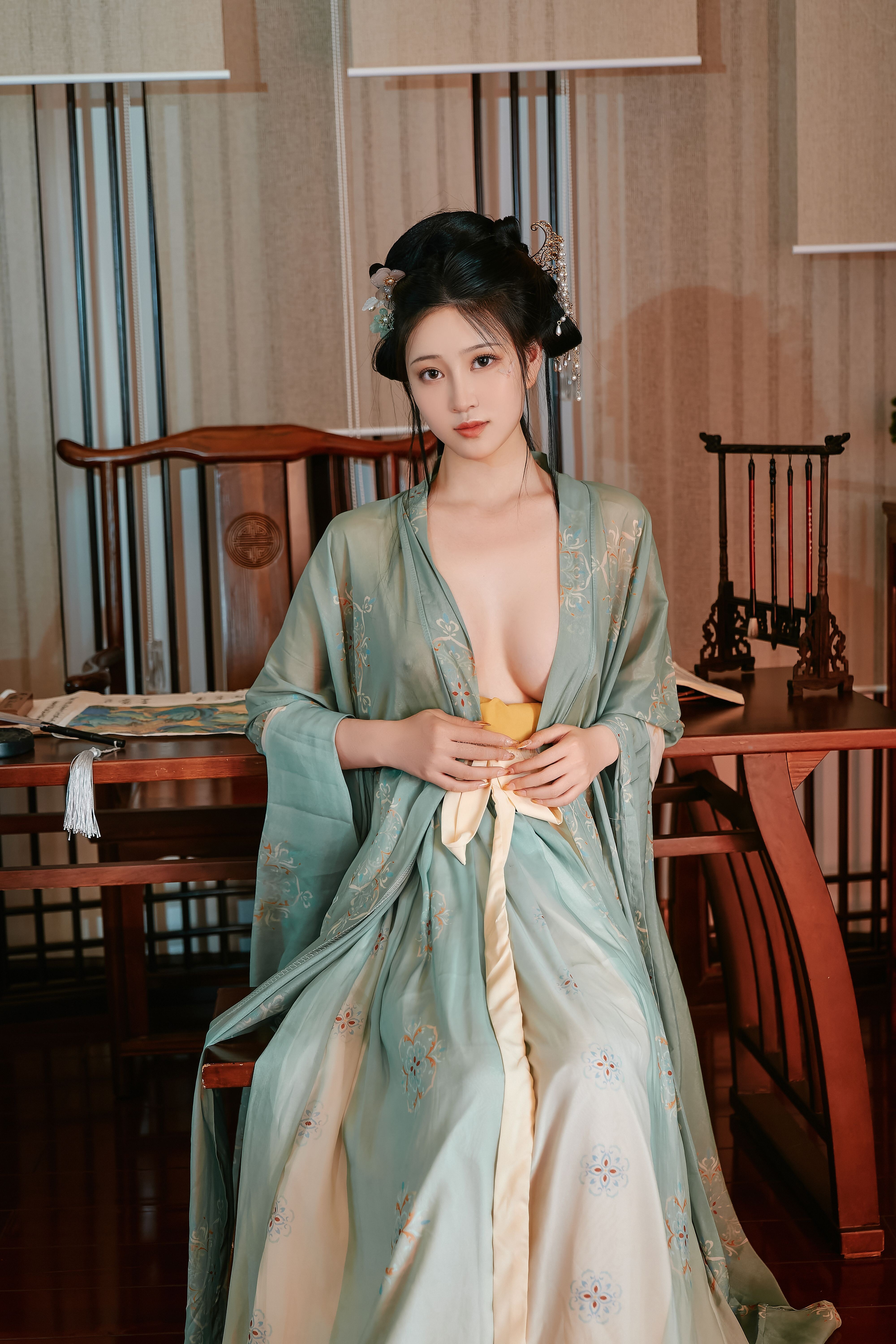 【套圖x26】JVID-妍妍Angel，粉紅少女的獨處[50P]