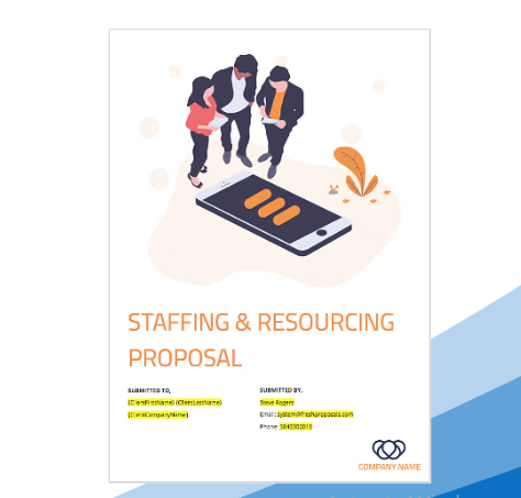 Staffing and recruiting proposal