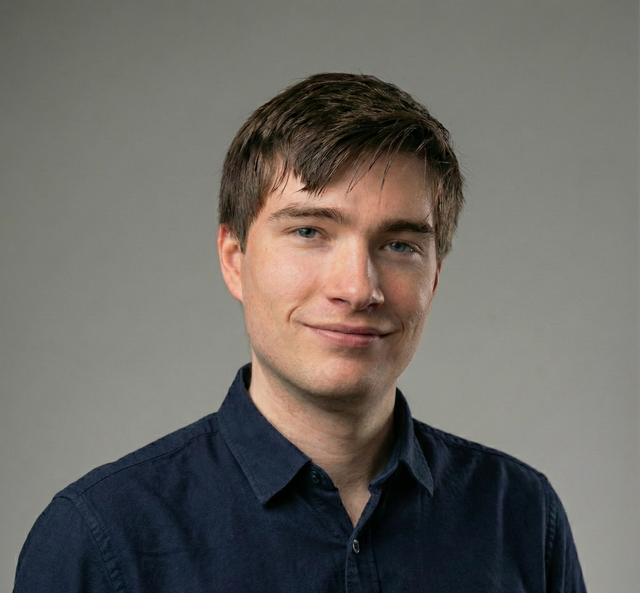 A professional headshot of Connor Bahr