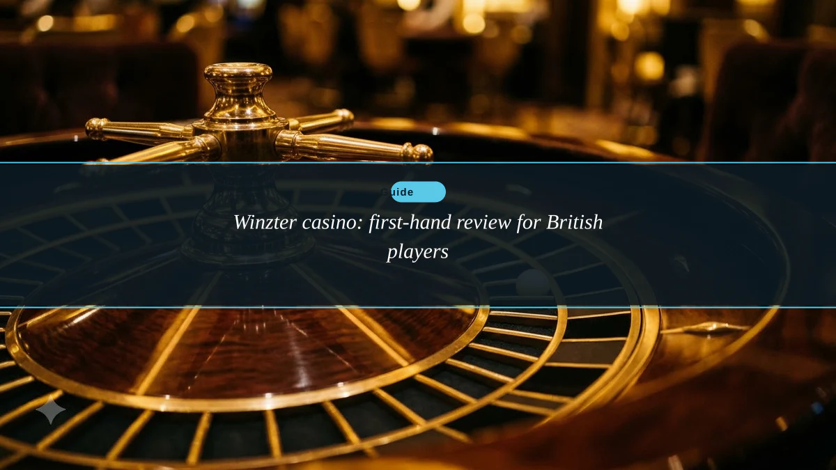 Winzter casino: first-hand review for British players
