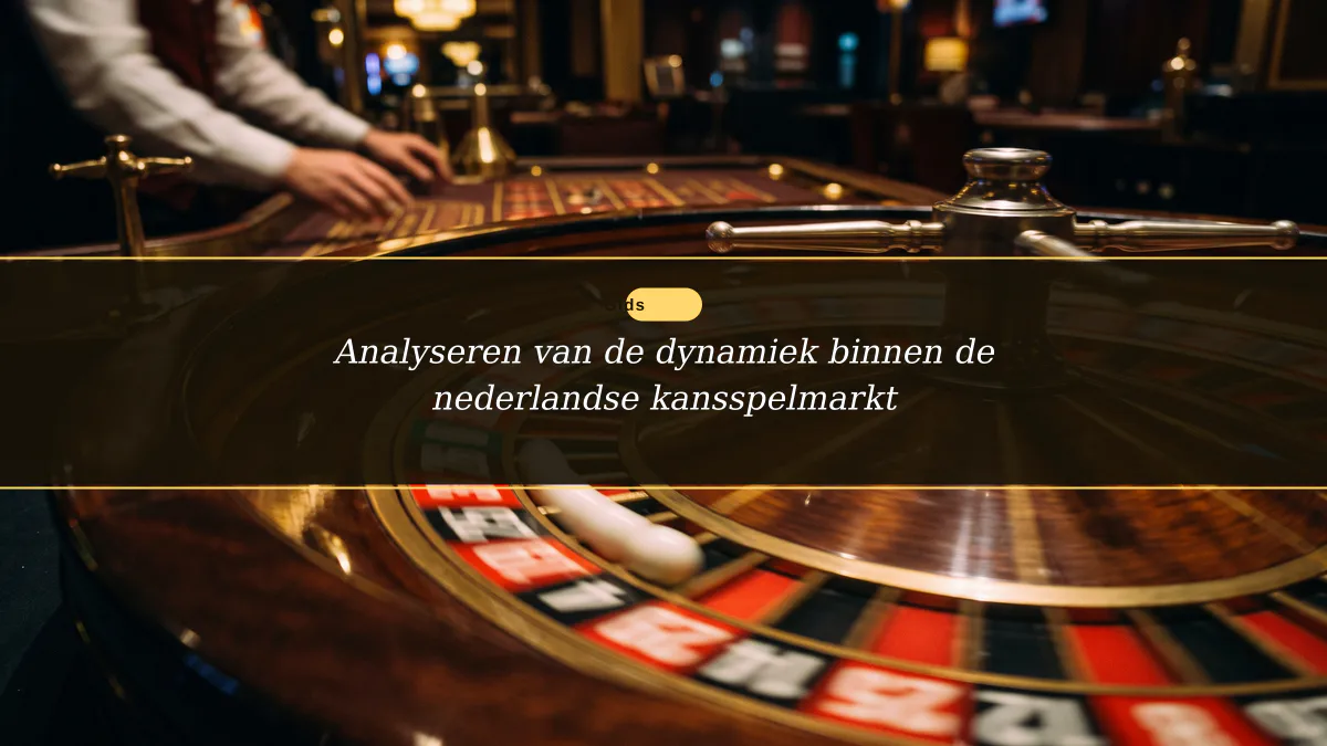 Analyseren van de dynamiek binnen de nederlandse kansspelmarkt