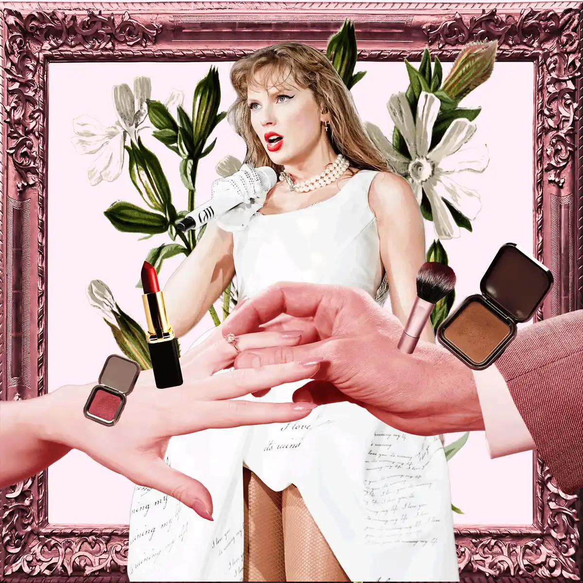 Taylor Swift's Wedding Beauty Look Takes Shape
