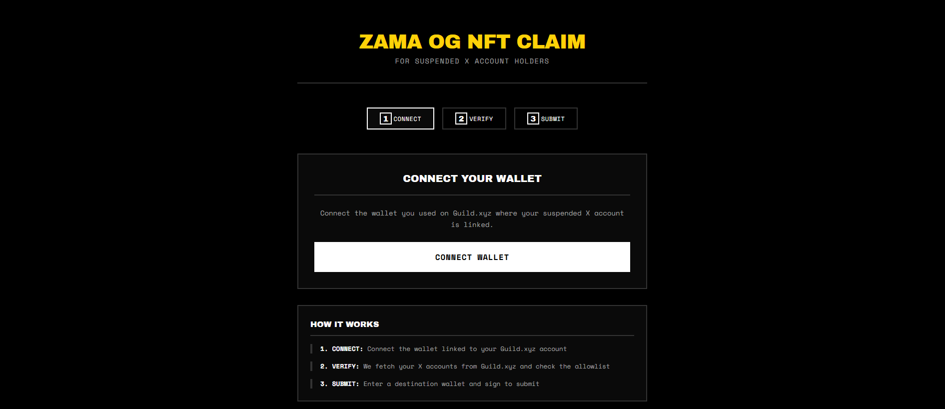 Stored capture of zama-og-nft.vercel.app