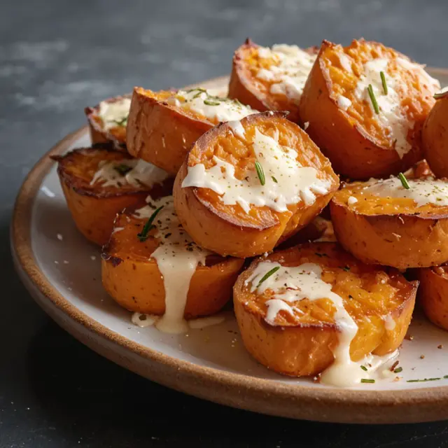 Cheesy Sweet Potato Bites