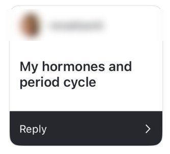 Story reply