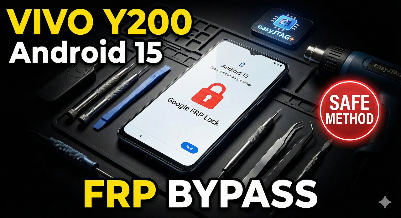 Vivo Y200 Android 15 FRP Bypass Secret Trick