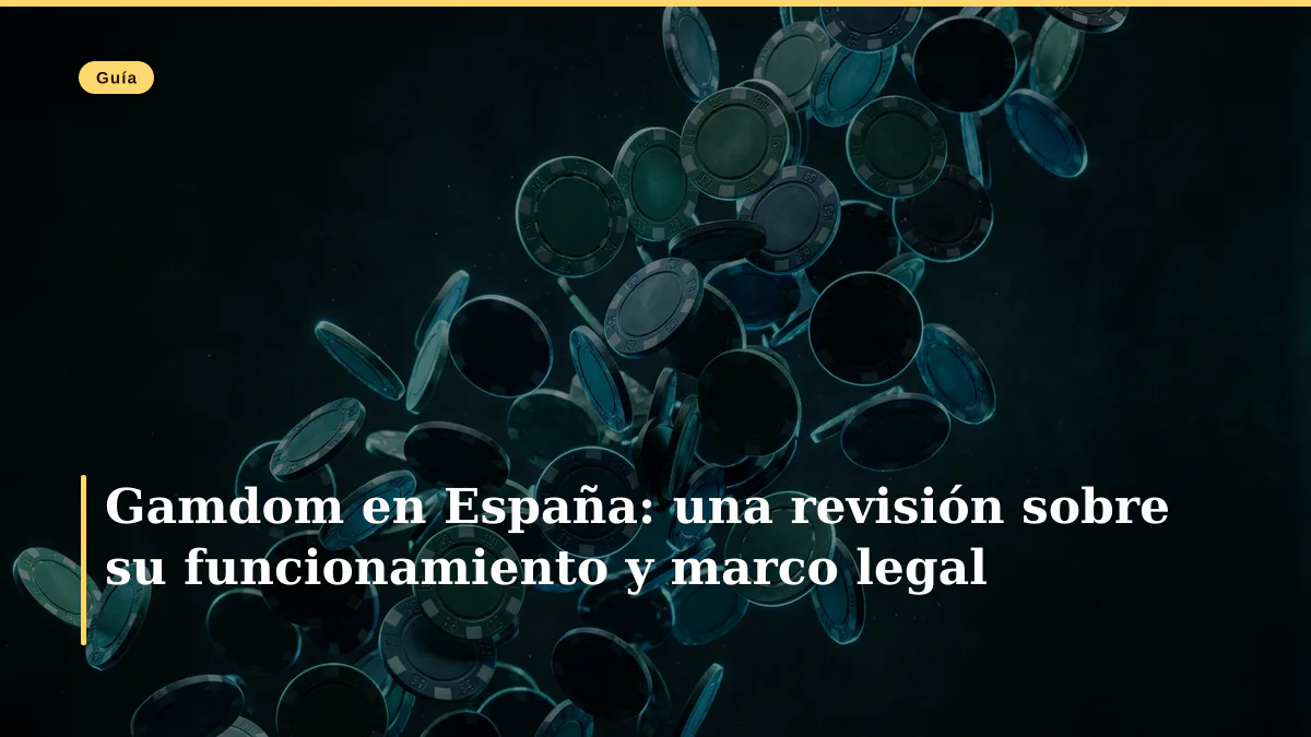 Gamdom en España: una revisión sobre su funcionamiento y marco legal