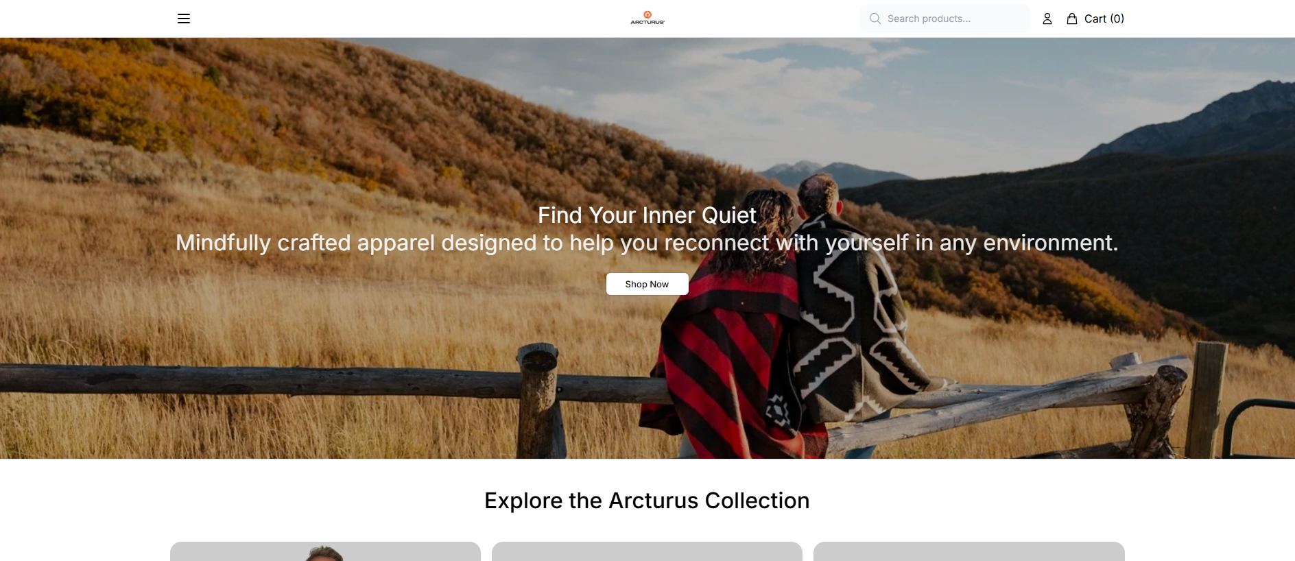 Stored capture of arcturusoutfitters.shop
