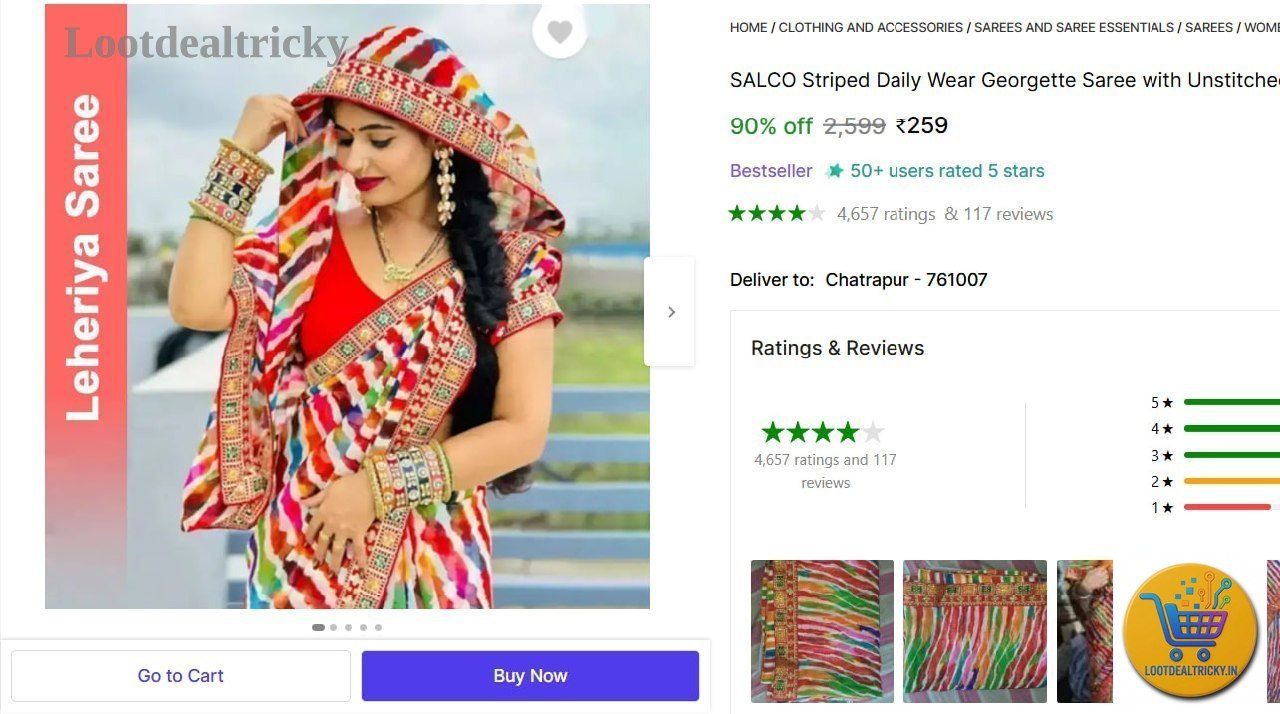 Daily Wear Georgette – Just ₹259 | Lowest Price Deal Daily Wear Georgette – Just ₹259 | Lowest Price Deal