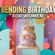 Trending 40th birthday cake for women
