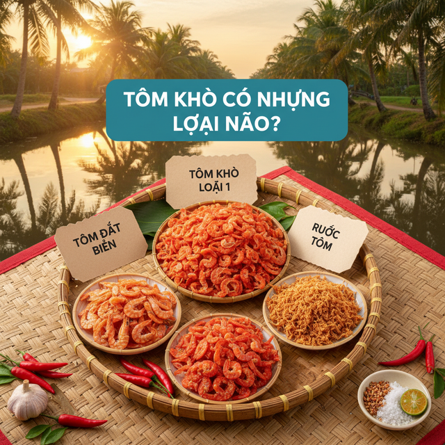 Tôm khô có những loại nào
