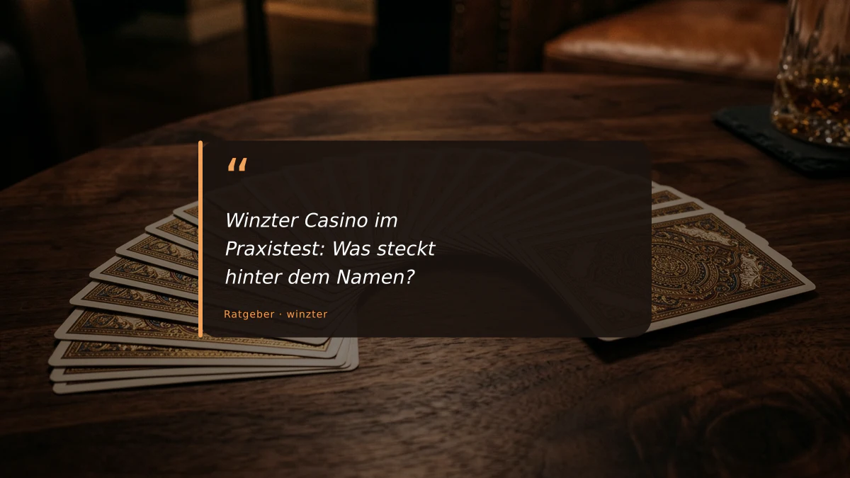Winzter Casino im Praxistest: Was steckt hinter dem Namen?
