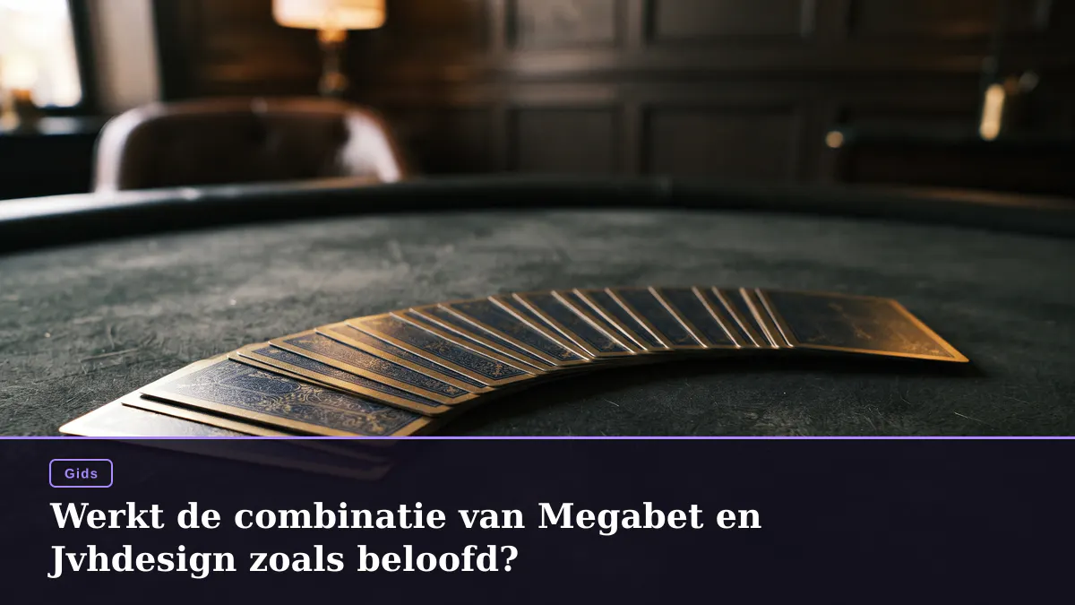 Werkt de combinatie van Megabet en Jvhdesign zoals beloofd?