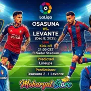 Osasuna vs Levante (Dec 8 2025) Live