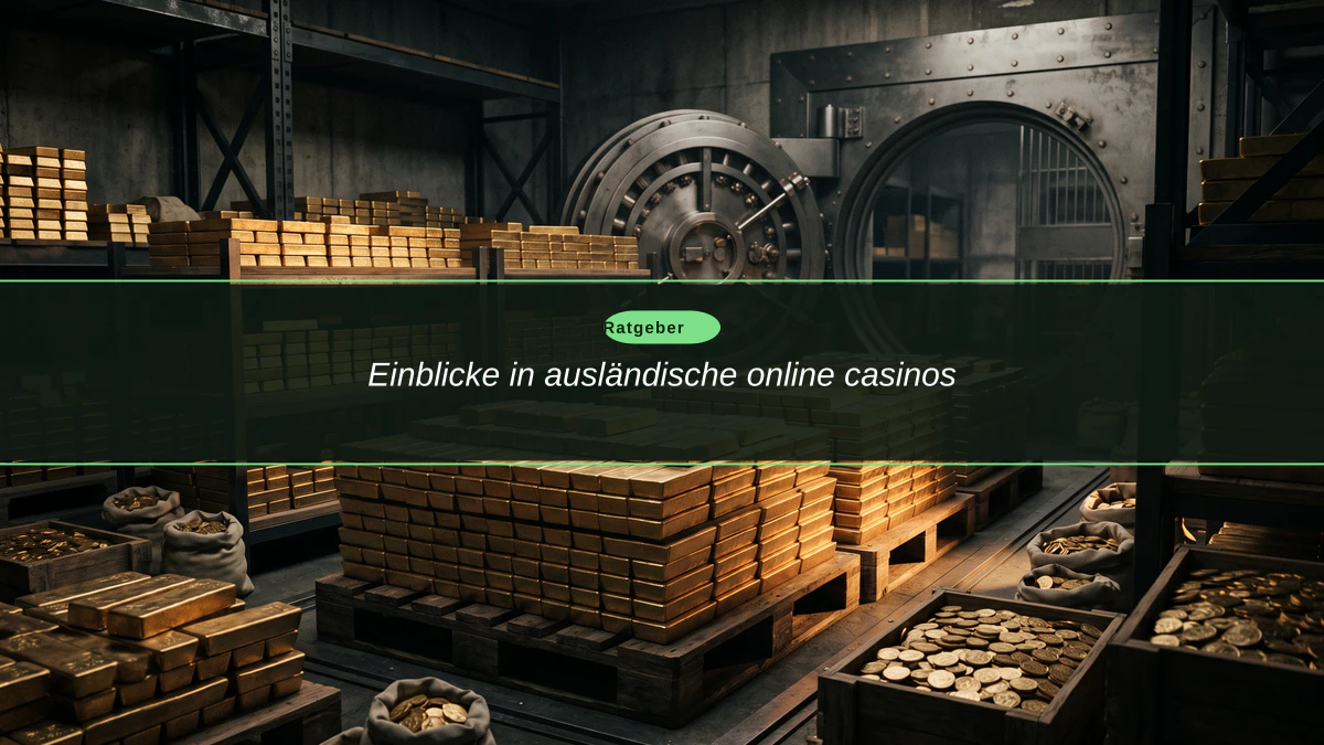 Einblicke in ausländische online casinos
