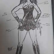 Wonder Woman sketch 2