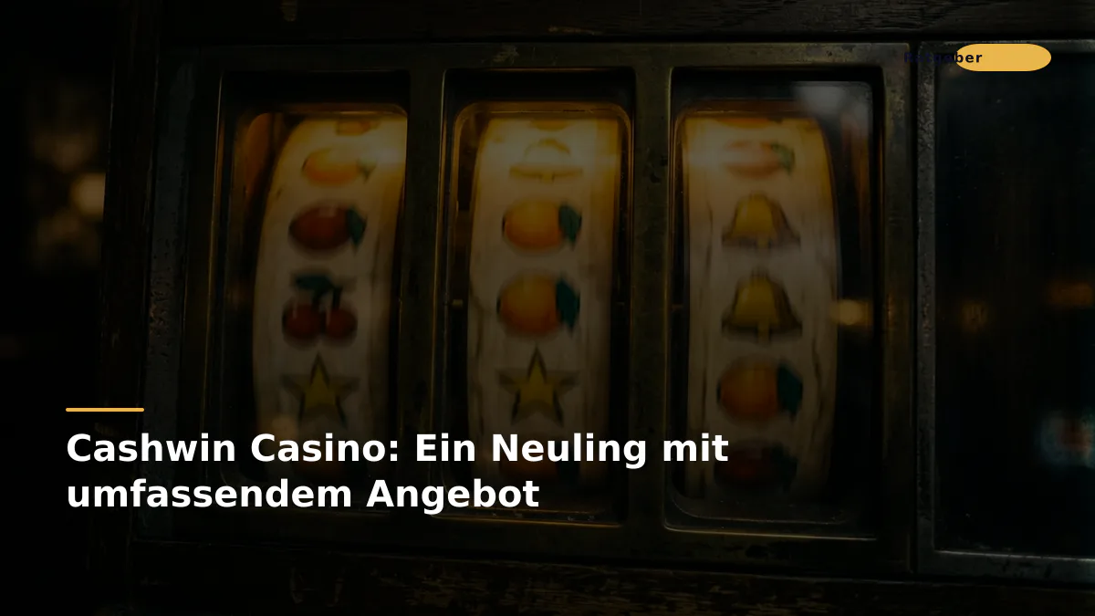 Cashwin Casino: Ein Neuling mit umfassendem Angebot