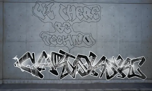 Graffiti artwork by Tkiz