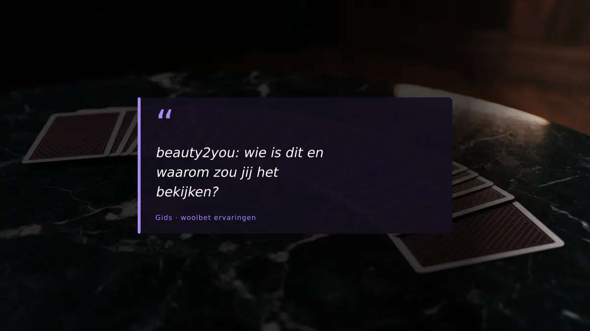 beauty2you: wie is dit en waarom zou jij het bekijken?