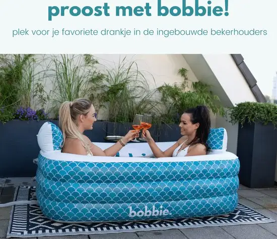 Familie ZitBad Bobbie bohemian - Opblaasbaar ligbad voor 2 personen voor binnen en buiten - ZitBadXL.nl