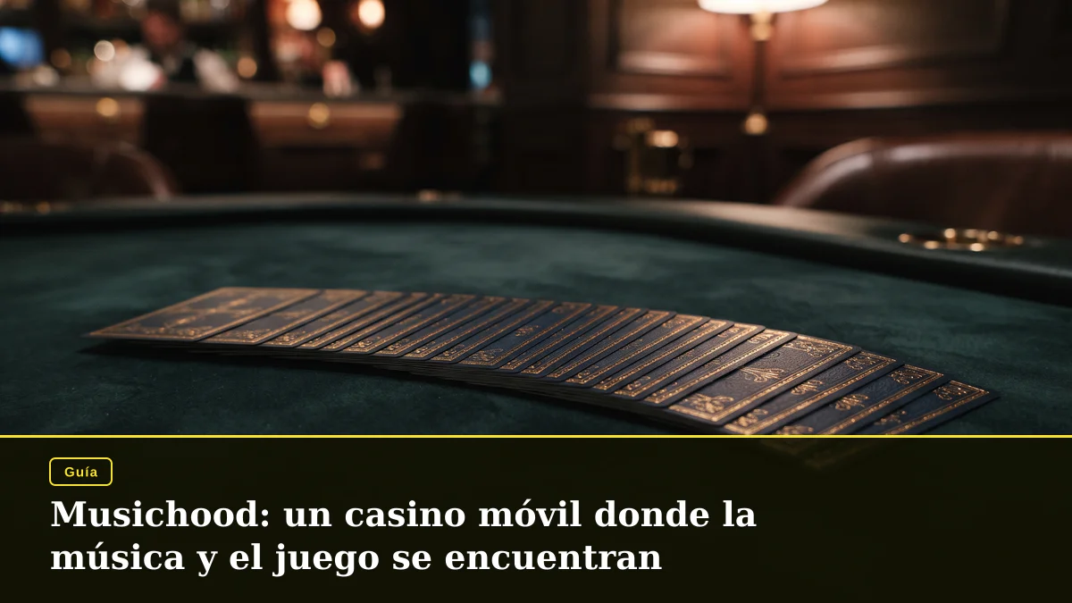 Musichood: un casino móvil donde la música y el juego se encuentran