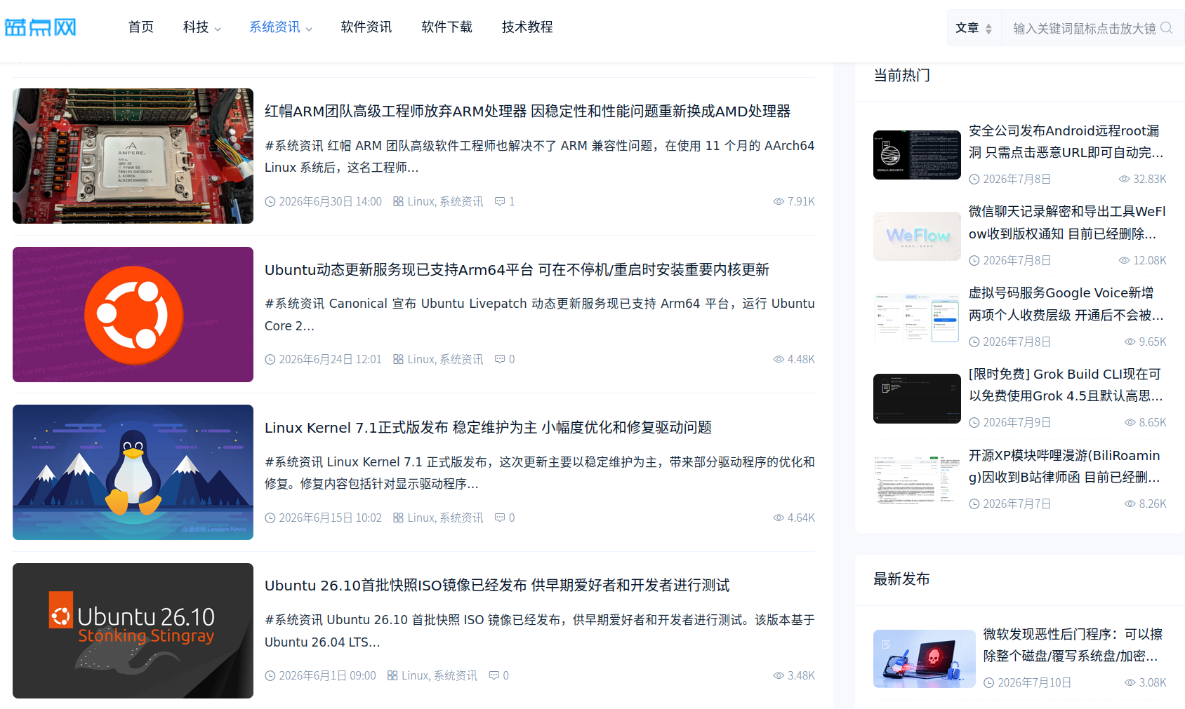list