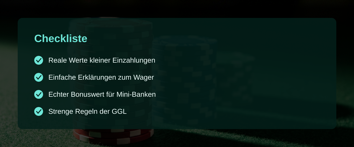 Beste Casino-Spiele für Sparfüchse — Checkliste