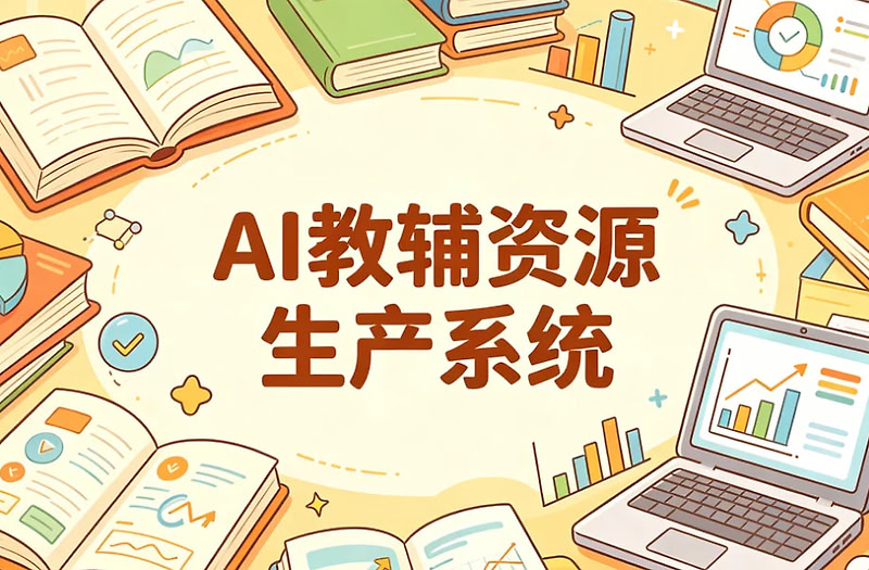 AI教辅资源生产系统，深度拆解教育资料变现方法