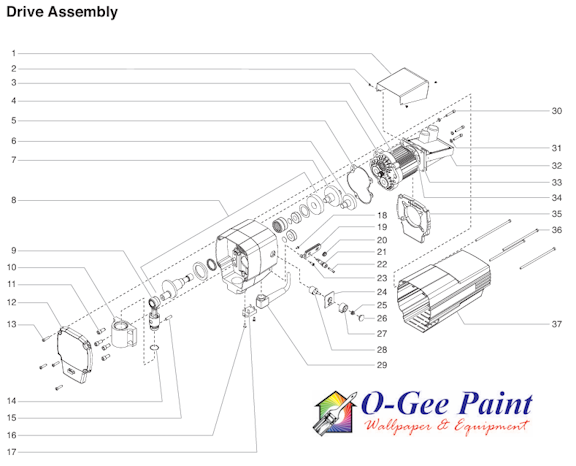 EPX2555 DRIVE ASSEMBLY