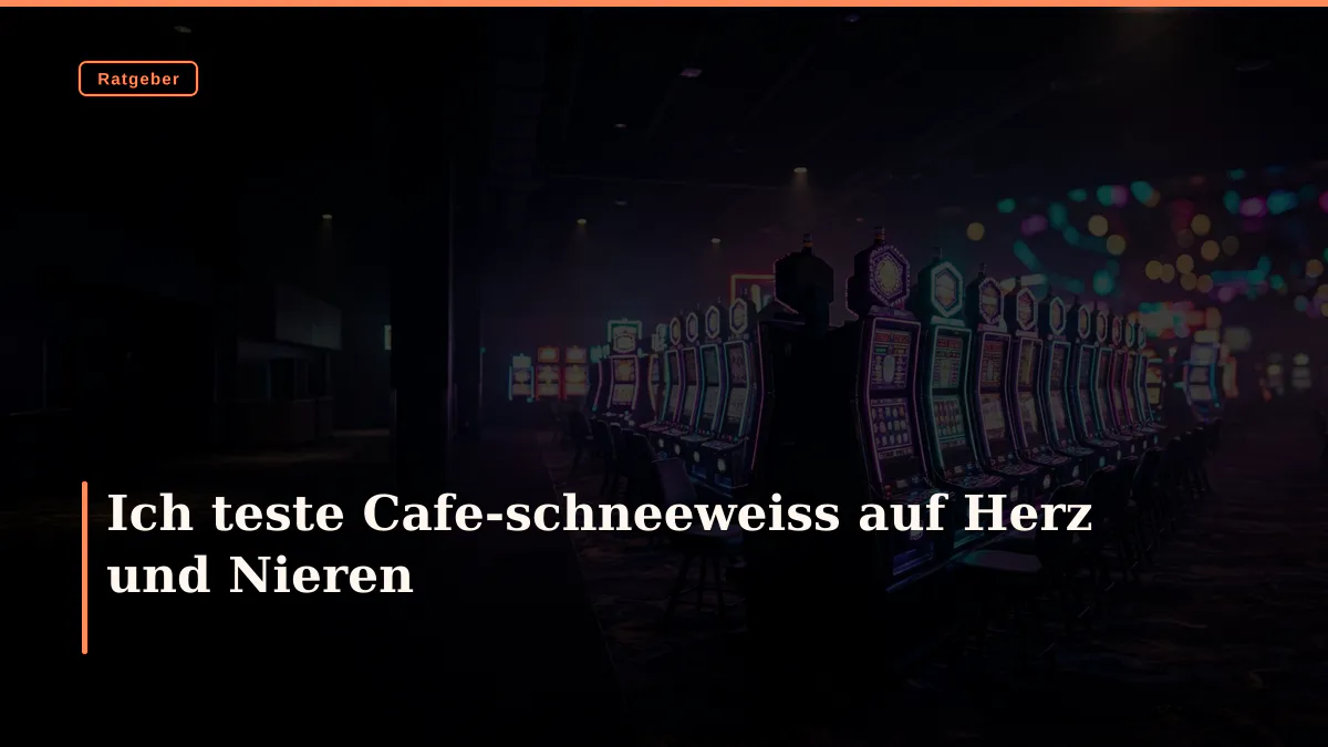 Ich teste Cafe-schneeweiss auf Herz und Nieren
