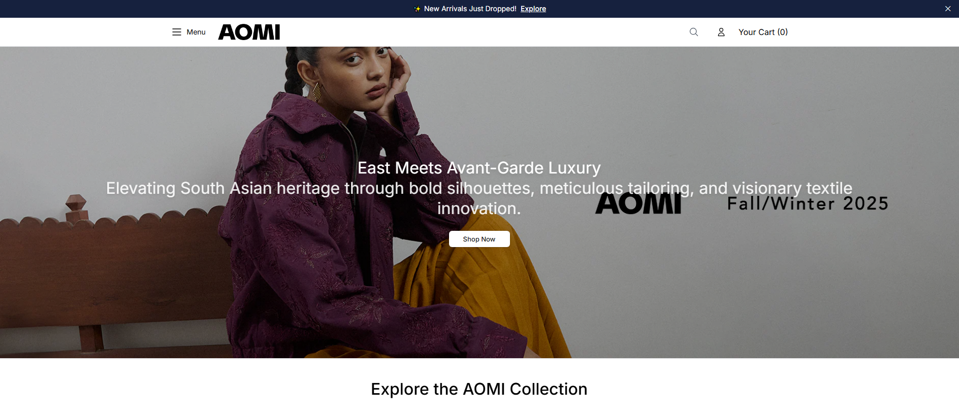 Stored capture of aomilook.shop