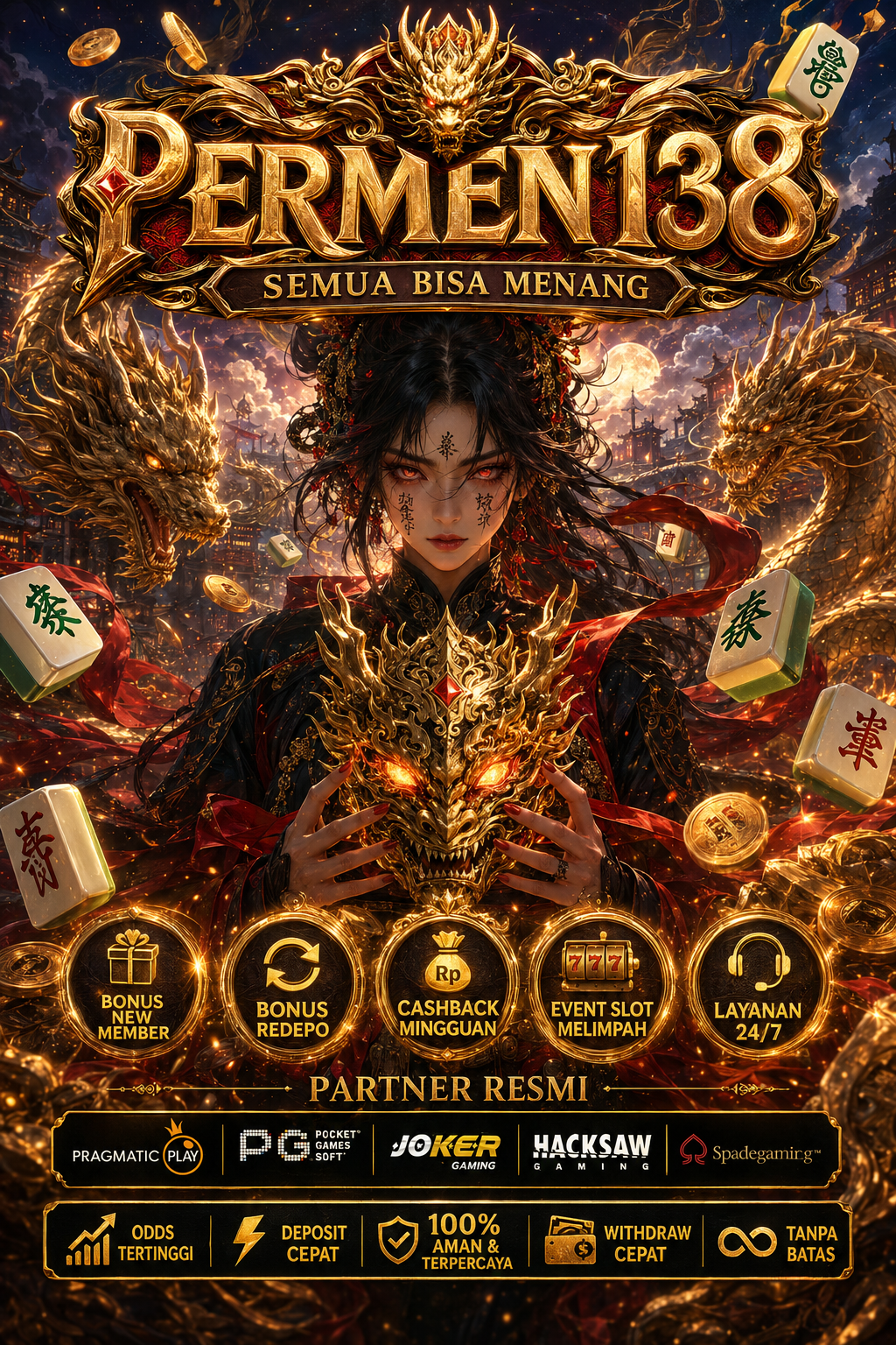 PERMEN138 : Situs Demo Slot Provider Pragmatic 1000 Terpadu Anti Rungkat  