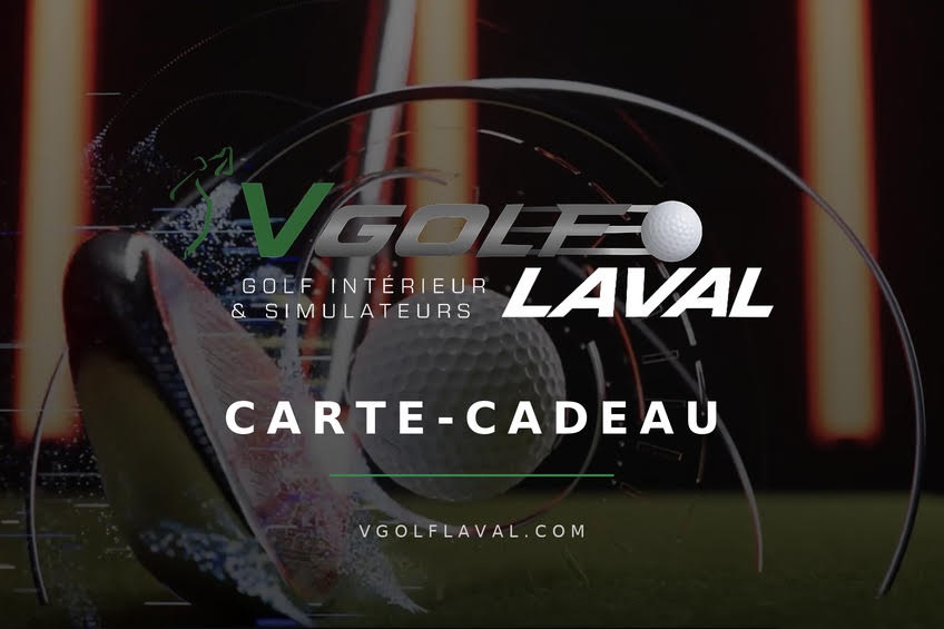 Carte de membre VGolf Laval remise à un client