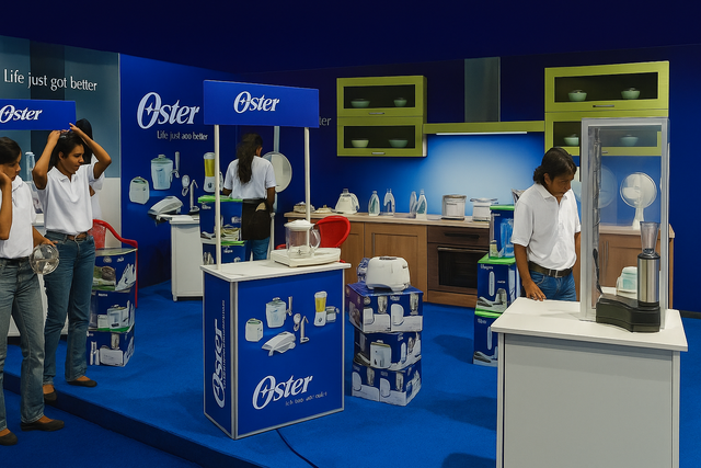 Oster pavilion at ICE Mega Expo