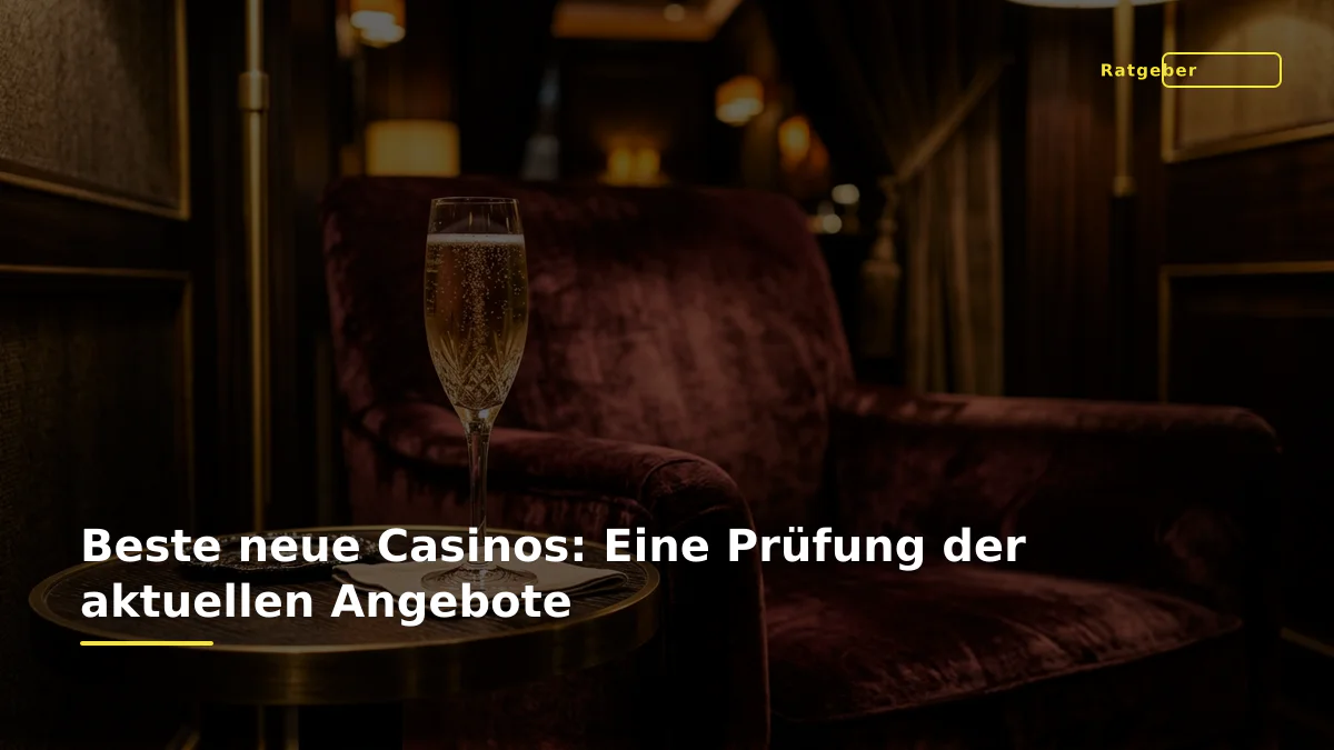 Beste neue Casinos: Eine Prüfung der aktuellen Angebote