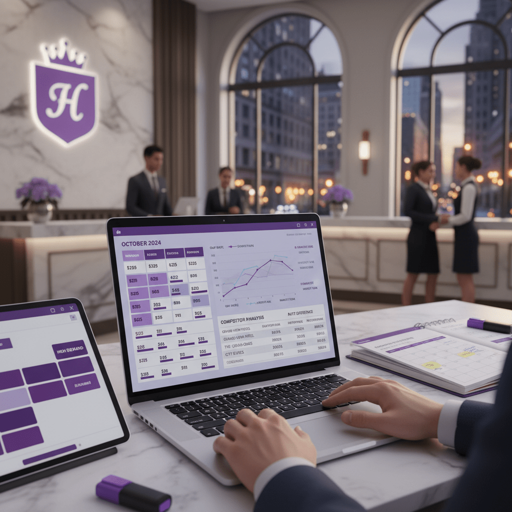 Smart hotel pricing optimization software with competitor analysis