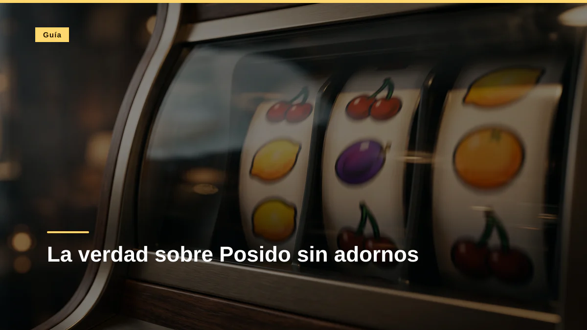 La verdad sobre Posido sin adornos