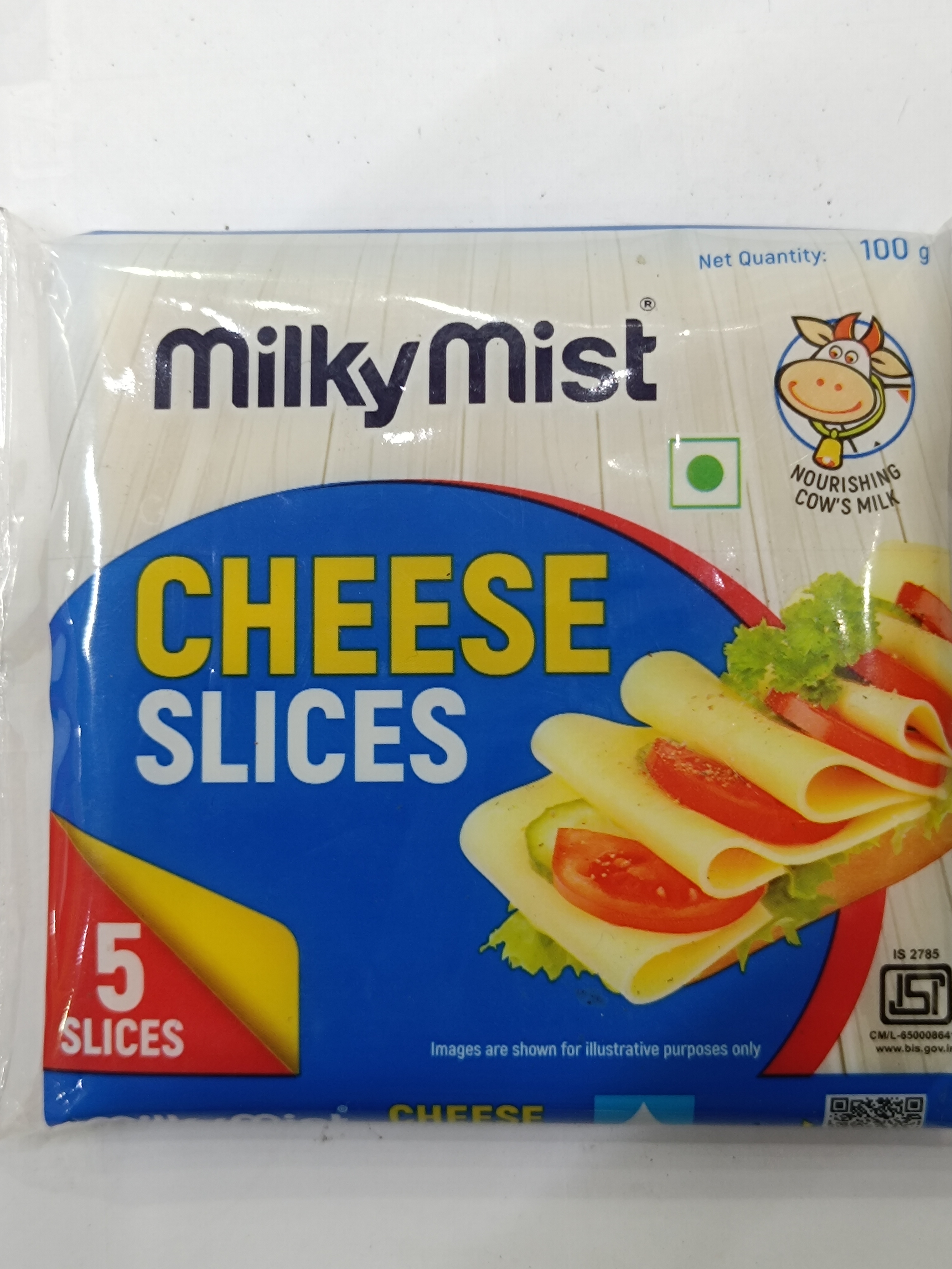 Milky mist cheese slice