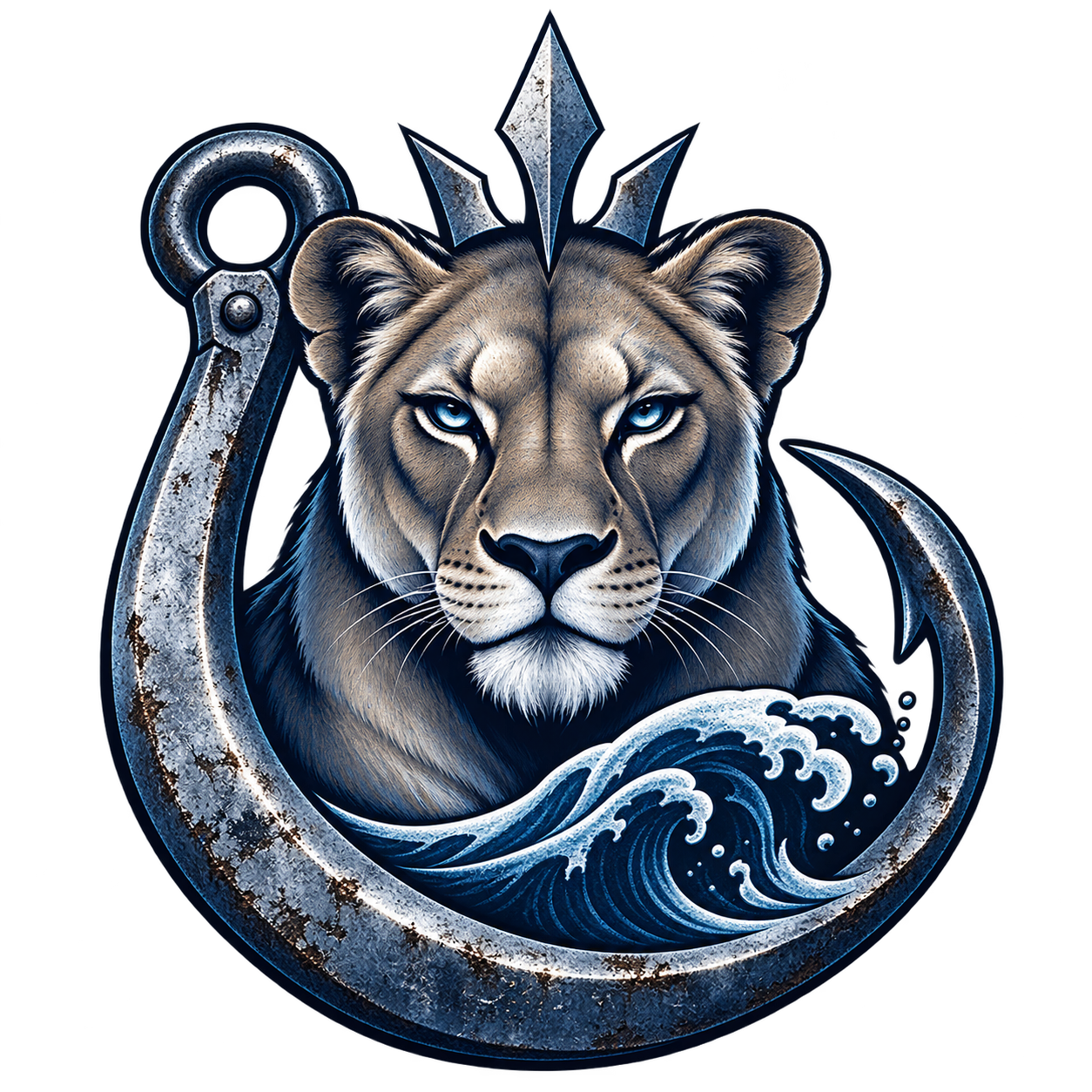 Blue Hook Pride emblem